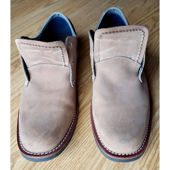 Original Penguin Men's WADE TAN Footwear 8.0 Genuine Leather Lace Up Soft Suede - Picture 10 of 16